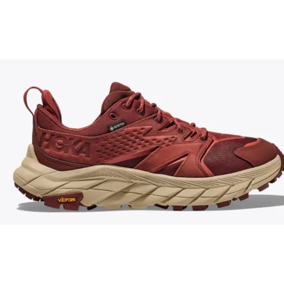 Hoka Shoes - Hoka Anacapa Low GTX size 7.5 woman. NewCherry mahogany hot sauce